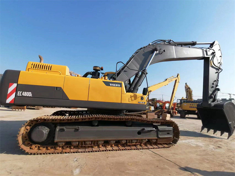 العلامة التجارية السويدية المستخدمة فولفو Ec480 حفارة 48 طن حفارات زحافة كبيرة