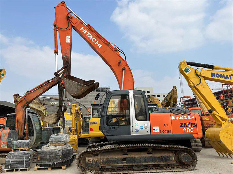 الطلاء الأصلي Hitachi ZX200 Zaxis200 يستخدم محرك حقن حفارة زاحفة 20 طن