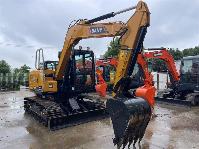 Sany SY75C Pro الحفرة المصغرة المستعملة 7.5 طن Sany الحفرة المصغرة
