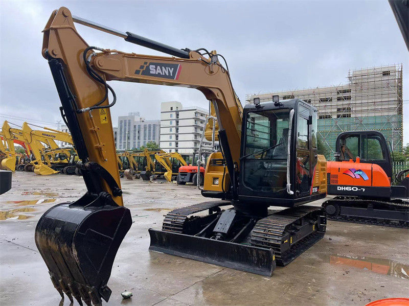 Sany SY75C Pro الحفرة المصغرة المستعملة 7.5 طن Sany الحفرة المصغرة