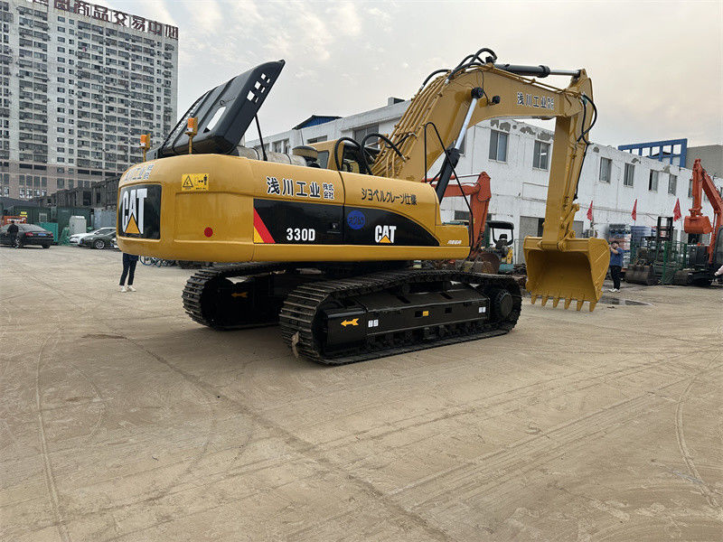 الحفرة المستخدمة Caterpillar CAT 330D الزحفية 30 طن لمشاريع البناء الكبيرة
