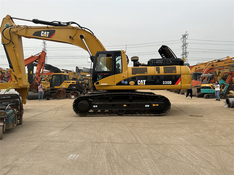 الحفرة المستخدمة Caterpillar CAT 330D الزحفية 30 طن لمشاريع البناء الكبيرة