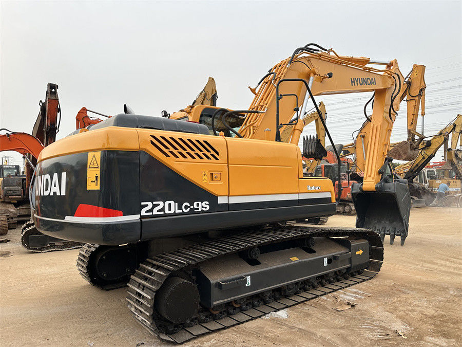 الهيونداي الأصلي 220 الحفرة الهيدروليكية الزحف في كوريا R220lc 9s