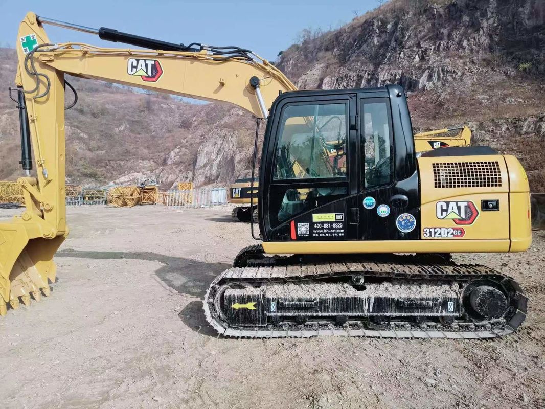 312D2 حفرة القطط المستعملة 12 طن حفرة الزحف الهيدروليكية الصغيرة Cat 312