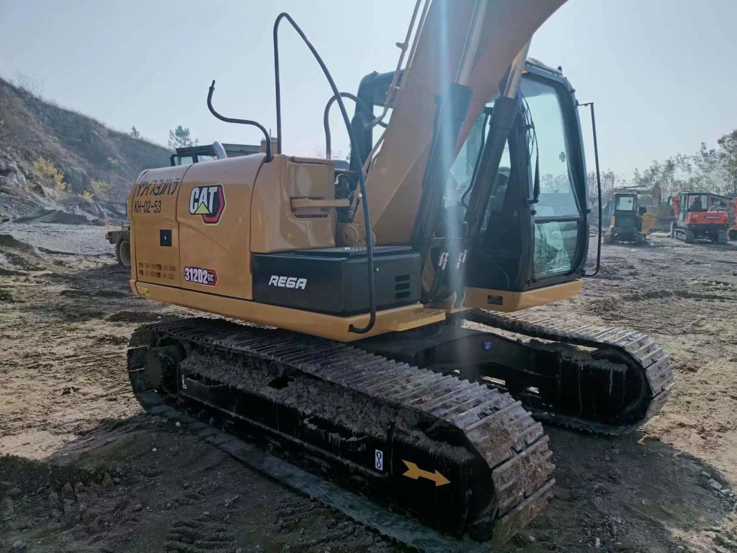 312D2 حفرة القطط المستعملة 12 طن حفرة الزحف الهيدروليكية الصغيرة Cat 312
