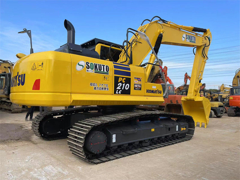 21 طن يستخدم اليابان الزحام الحفار كوماتسو PC210LC-8 الحفار حفر التعدين
