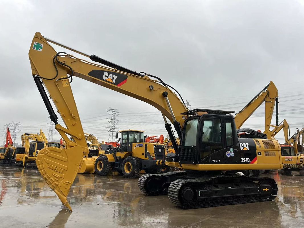 الجهاز الثقيل المستخدم CAT 324DL الحفرة الزحفية حفرة الكرثومة خط المطرقة المحرك القوي