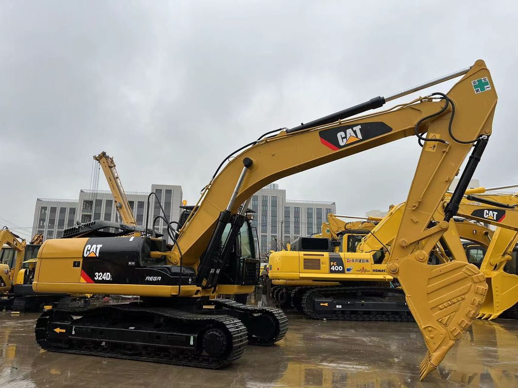الجهاز الثقيل المستخدم CAT 324DL الحفرة الزحفية حفرة الكرثومة خط المطرقة المحرك القوي