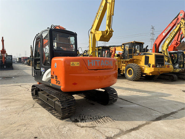 الحفارات المستعملة هيتاشي ZX70 الحفارة الزحفية الهيدروليكية مستعملة 7 أطنان ميني هيتاشي الحفارة 70