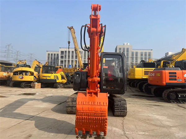 الحفارات المستعملة هيتاشي ZX70 الحفارة الزحفية الهيدروليكية مستعملة 7 أطنان ميني هيتاشي الحفارة 70