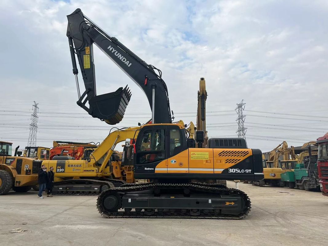 دوسان هيونداي 305lc-9t الحفارات الكبيرة المستعملة 30 طن الحفارة هيونداي الكبيرة المستعملة