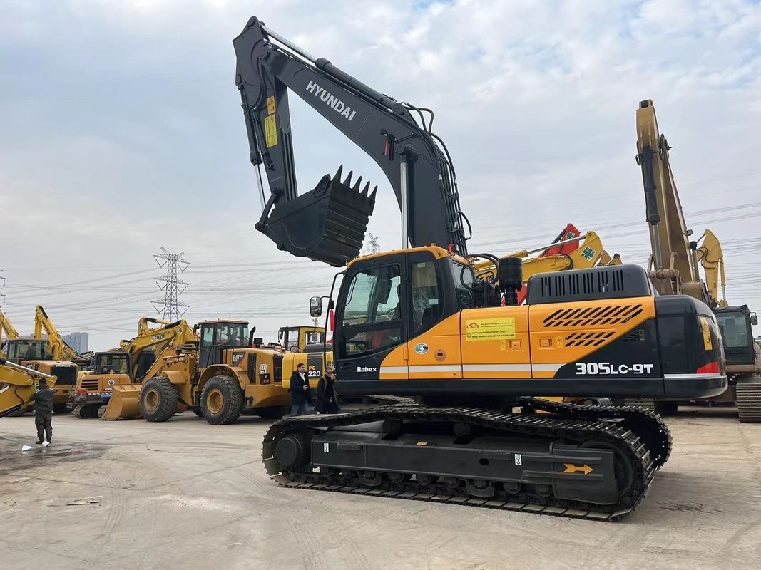 دوسان هيونداي 305lc-9t الحفارات الكبيرة المستعملة 30 طن الحفارة هيونداي الكبيرة المستعملة