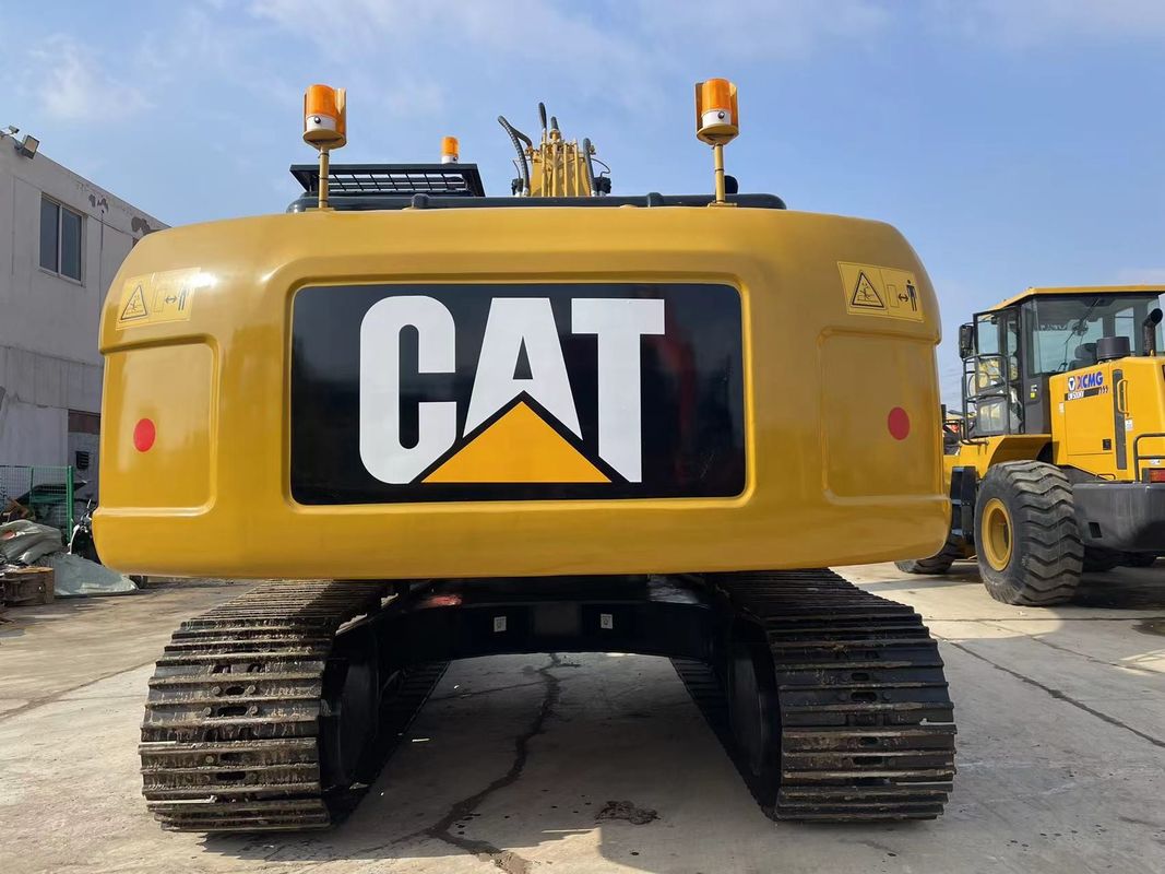 حفرة Caterpillar 320D مستعملة مع حقن 3066 محرك 20 طن حفرة CAT 320 متوسطة
