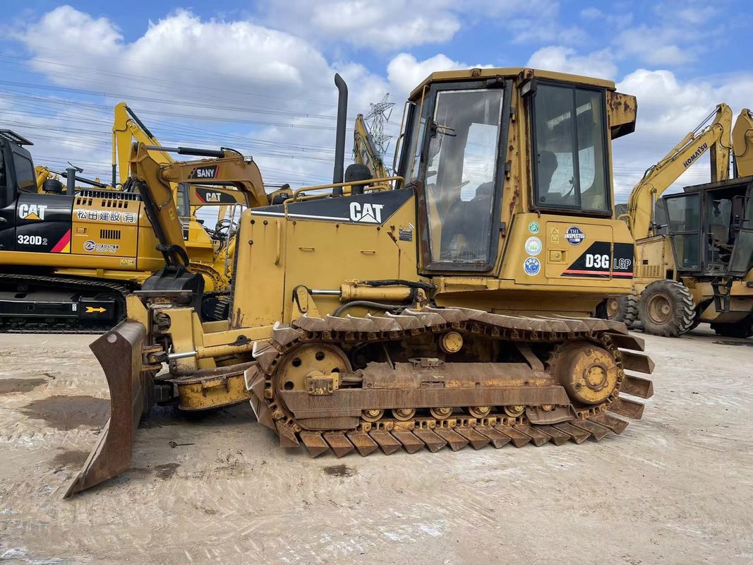 اللون الأصلي المستخدم Caterpillar Dozer اليد الثانية Cat D3G الجرف