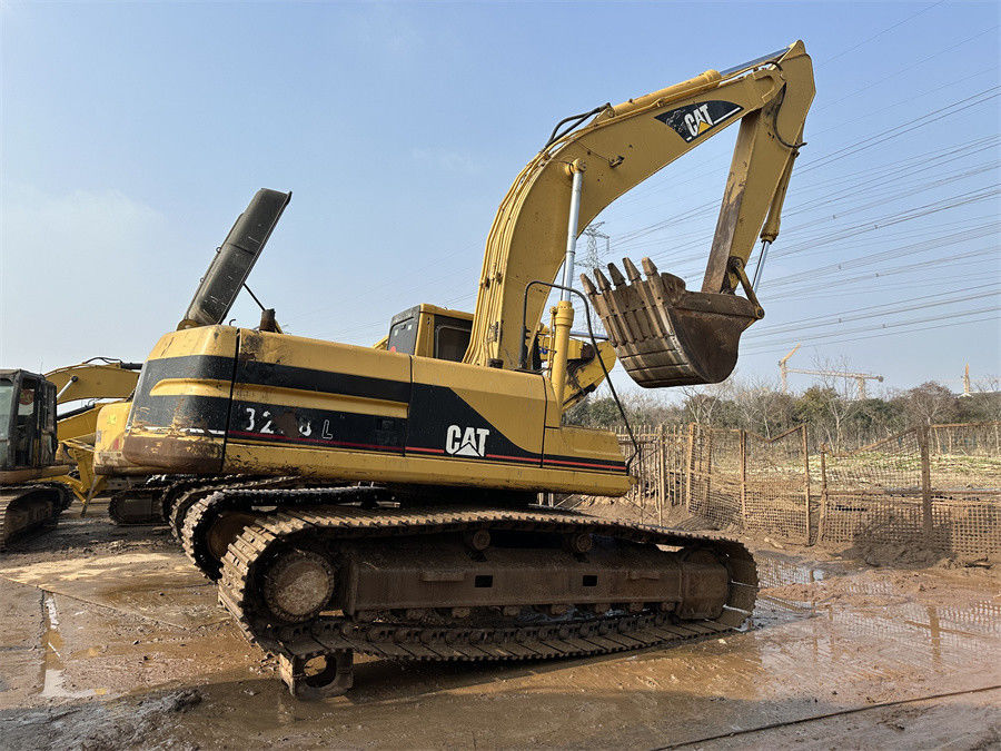 المستخدمة كاتربيلر CAT 325BL الحفر الحفر الهيدروليكي الزحف حفر محرك حقن مباشر قوي