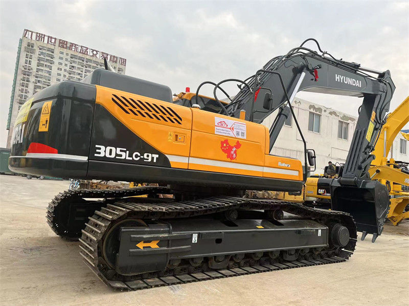 305LC-9T حفرة هيونداي مستعملة 30 طن كوريا حفرة تعدين هيونداي مستعملة