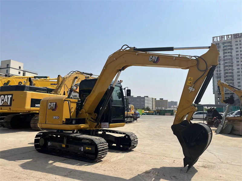 7 طن من الحفارات المصغرة المستخدمة CAT 307E2 Caterpillar 305 306 307 الحفارات الزحفية