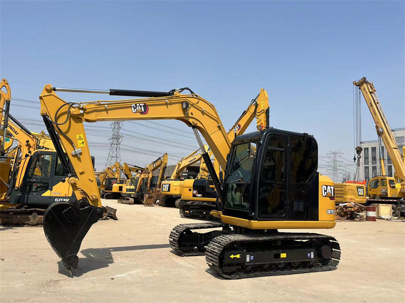 7 طن من الحفارات المصغرة المستخدمة CAT 307E2 Caterpillar 305 306 307 الحفارات الزحفية