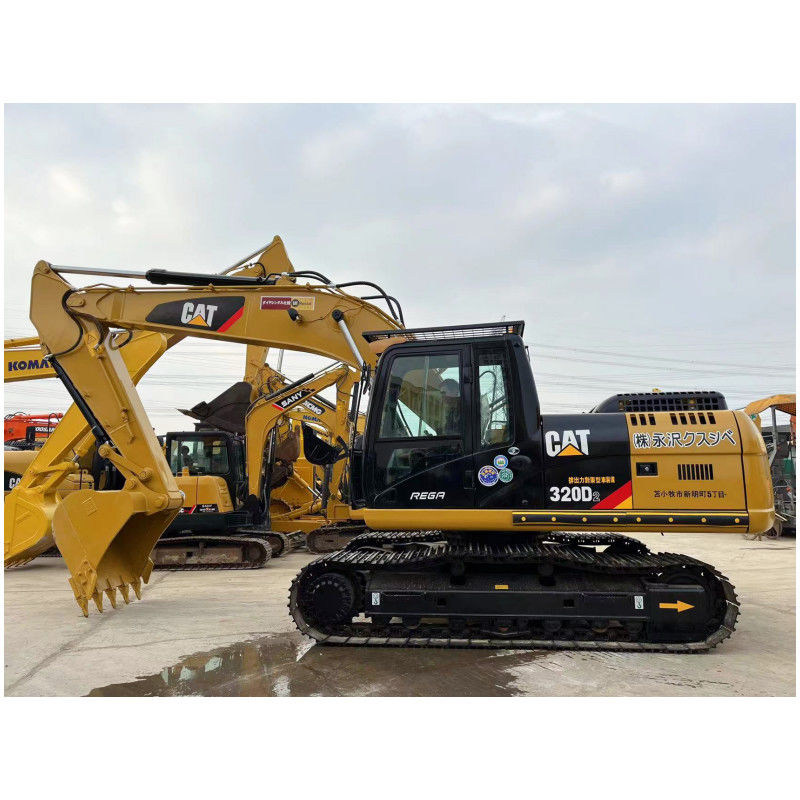 500-2000 ساعة مستعملة حفرة كاتربيلر 320D2 بدون تسرب للزيت