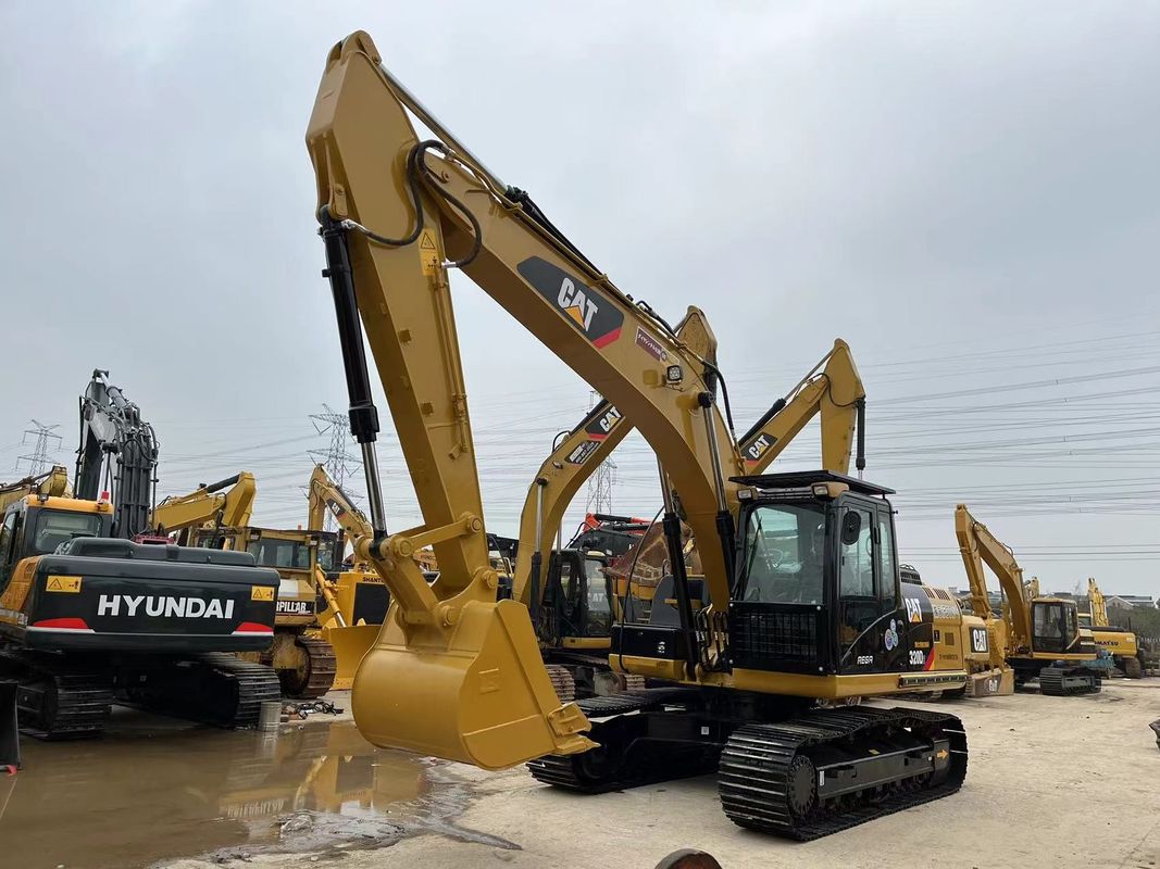 500-2000 ساعة مستعملة حفرة كاتربيلر 320D2 بدون تسرب للزيت
