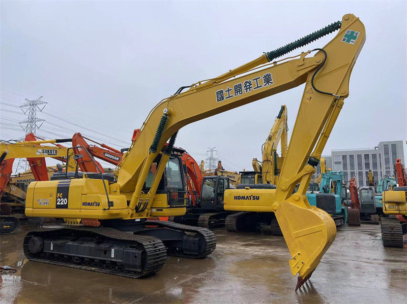 كوماتسو PC220-8 الحفارة اليابانية المستعملة الحفارة الهيدروليكية ذات الأداء العالي