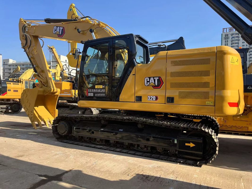 حفرة Cat 320 الأصلية ذات ست أسطوانات مع محرك Cat C7.1 حفرة Cat متوسطة الحجم
