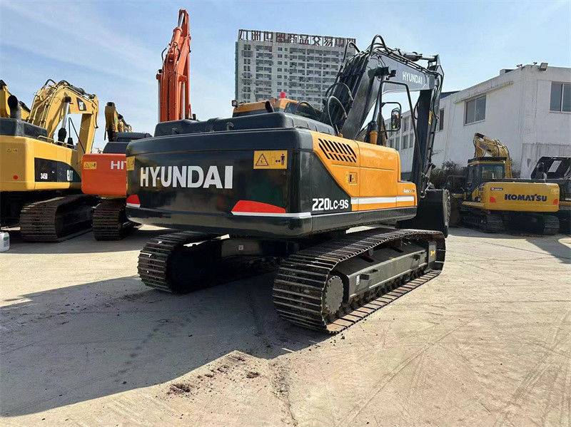 هيونداي R220LC-9S مستعمل حفرة 22 طن كوريا هيونداي 220 مستعمل حفرة التعدين
