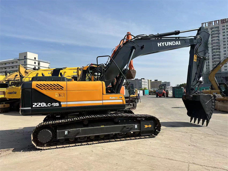 هيونداي R220LC-9S مستعمل حفرة 22 طن كوريا هيونداي 220 مستعمل حفرة التعدين