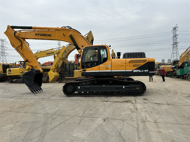 30 طن مستعمل هيونداي R305LC-9S الحفرة كوريا مستخدم هيونداي 305 حفرة التعدين