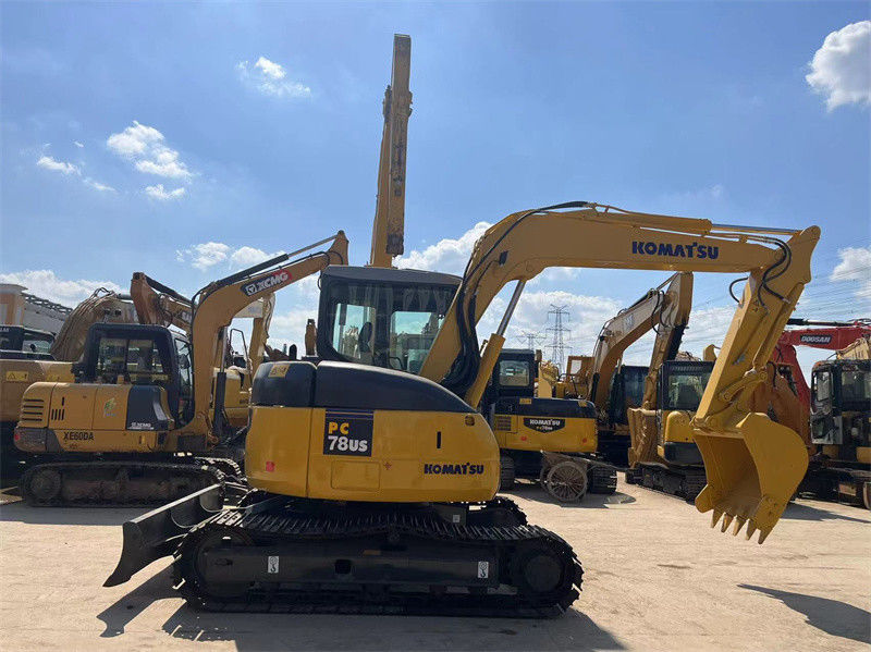 اليابان الأصلية المستخدمة كوماتسو PC78us الحفرة الزحفية PC78US-6 الحفرة المصغرة