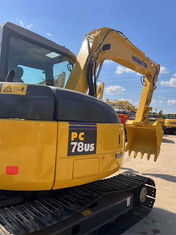 اليابان الأصلية المستخدمة كوماتسو PC78us الحفرة الزحفية PC78US-6 الحفرة المصغرة