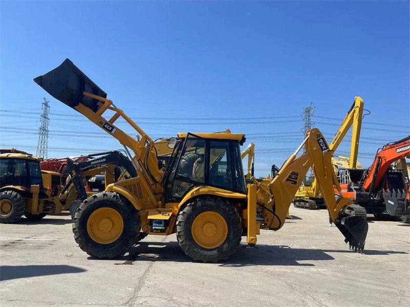 منشأ الولايات المتحدة الأمريكية JCB 4CX محمولة الحفرة المستخدمة JCB 4CX محمولة الحفرة العجلة