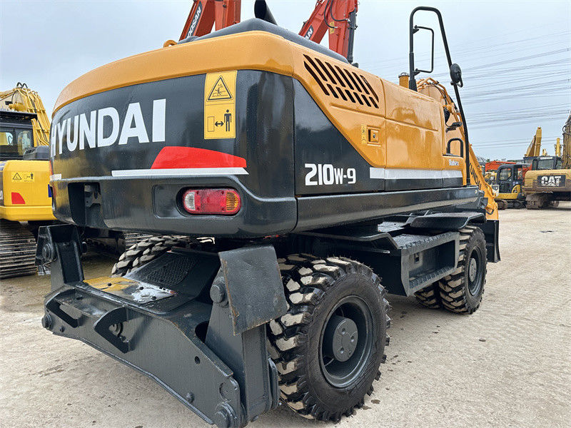 تم تجديدها Hyundai R210W-9 حفرة عجلات مستعملة Hyundai 21 طن 210 حفرة عجلات مستعملة