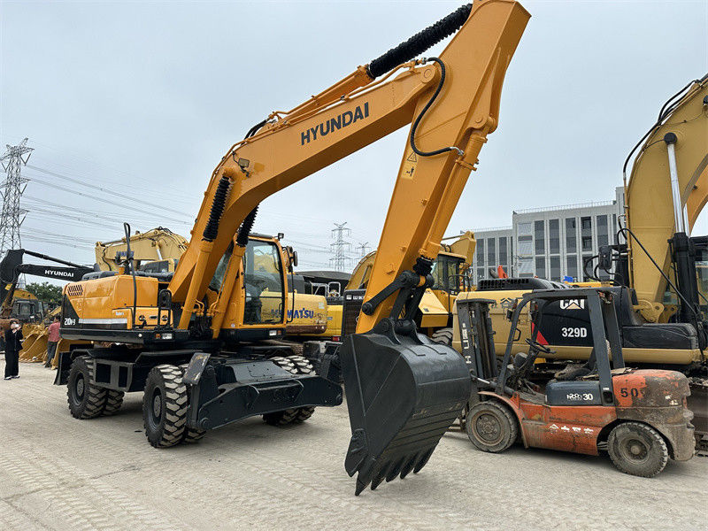 تم تجديدها Hyundai R210W-9 حفرة عجلات مستعملة Hyundai 21 طن 210 حفرة عجلات مستعملة