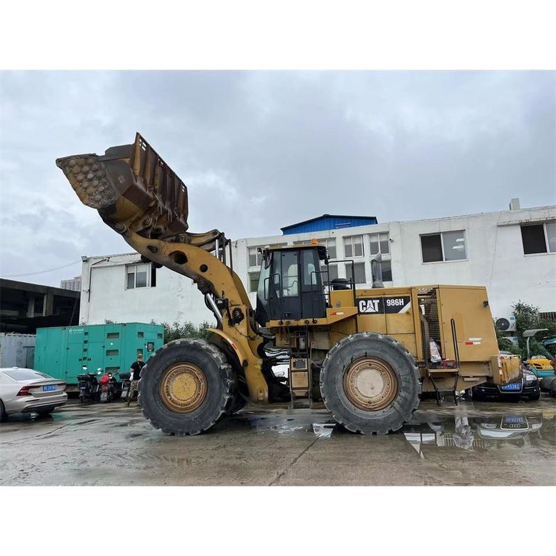 اللون الأصلي CAT 986H محمول العجلات الأمامية المحرك القوي C15