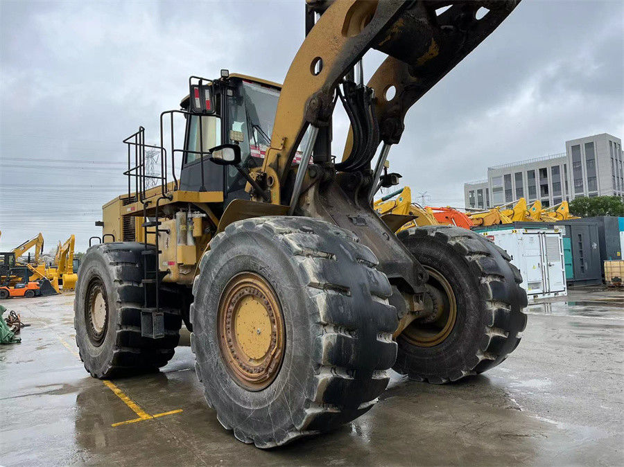 اللون الأصلي CAT 986H محمول العجلات الأمامية المحرك القوي C15