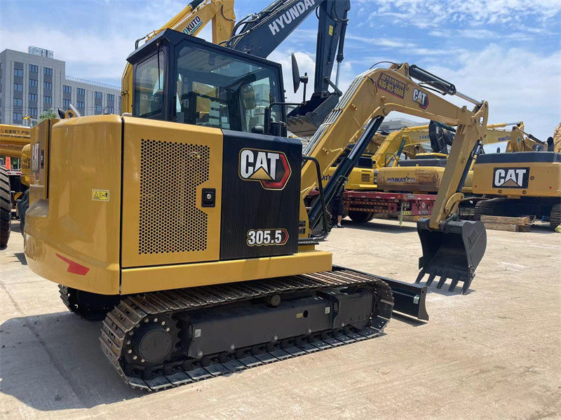 الحفارات الجديدة من نوع CAT 305.5 5.5 طن Caterpillar 305.5 ميني كراولر