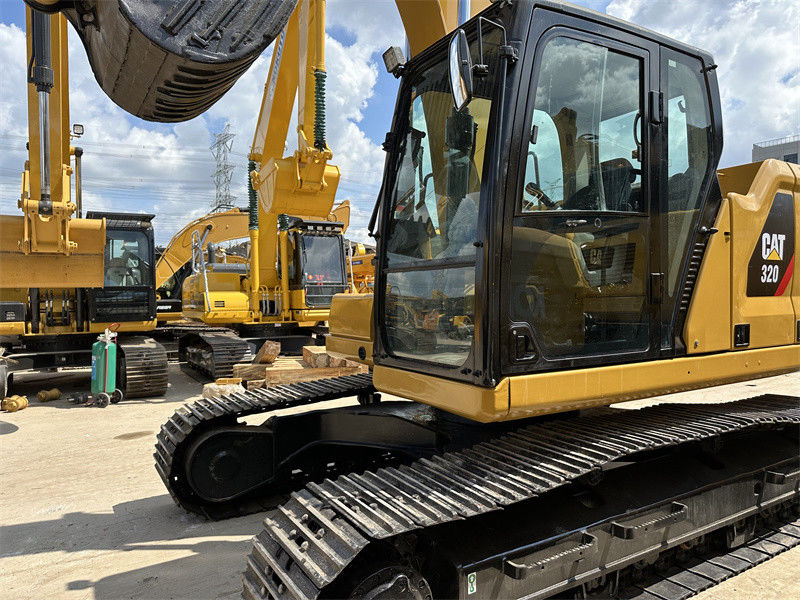 CAT 320 مستعمل حفرة 6 أسطوانات محرك C7.1 يد ثانية Caterpillar 320 حفرة