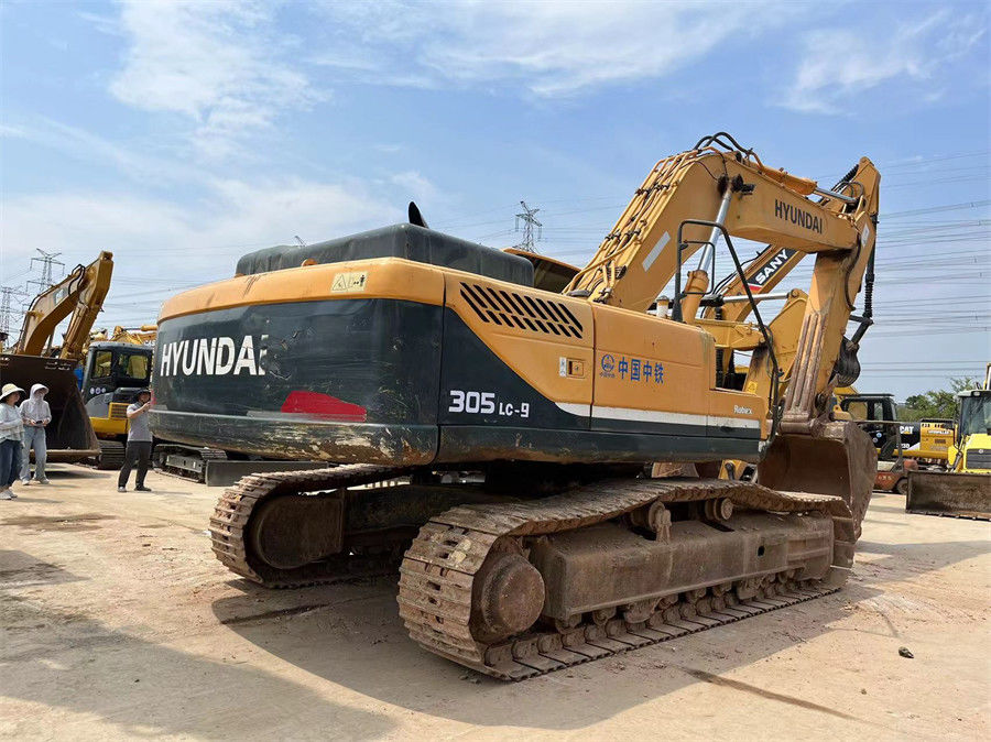 قوية 30 طن اللون الأصلي هيونداي R305LC حفارة عبء ثقيل