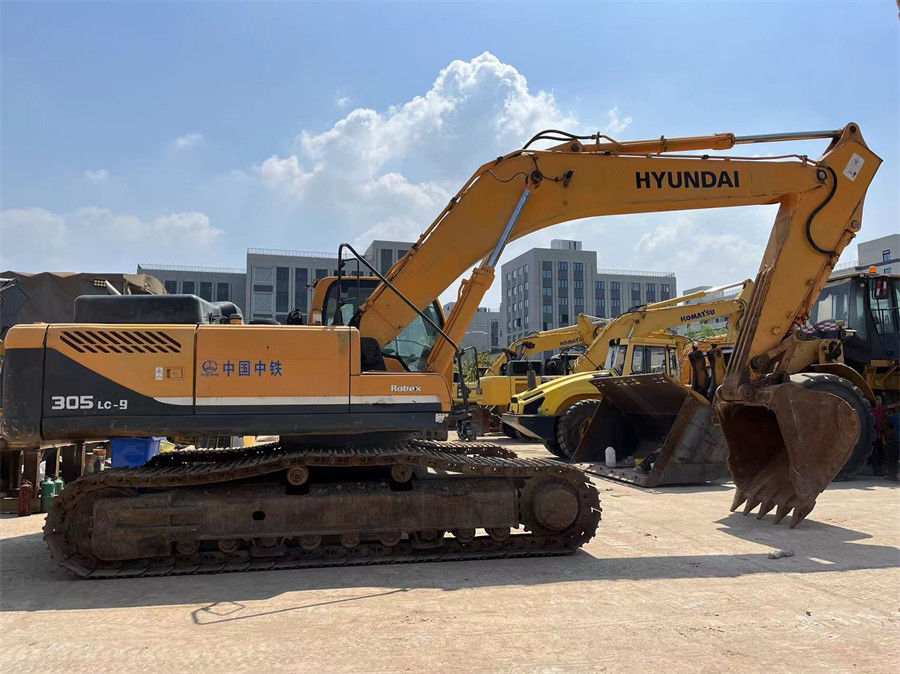قوية 30 طن اللون الأصلي هيونداي R305LC حفارة عبء ثقيل