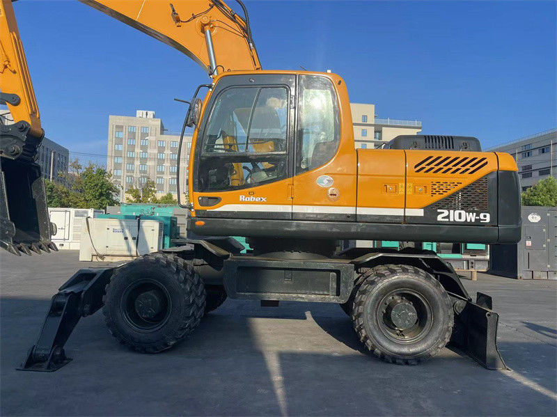 20 طن كوريا حفرة عجلات هيونداي R210W-9 مستعملة حفرة عجلات هيونداي 210