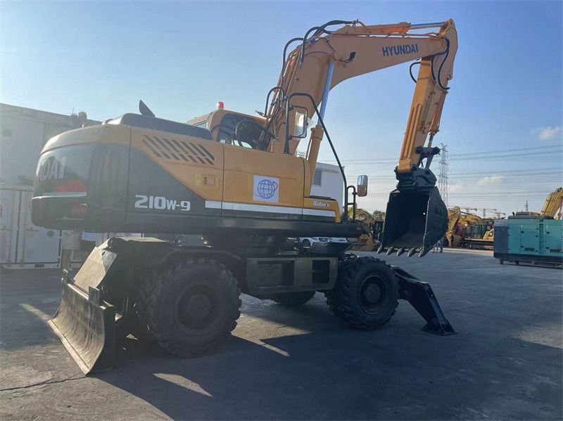 20 طن كوريا حفرة عجلات هيونداي R210W-9 مستعملة حفرة عجلات هيونداي 210