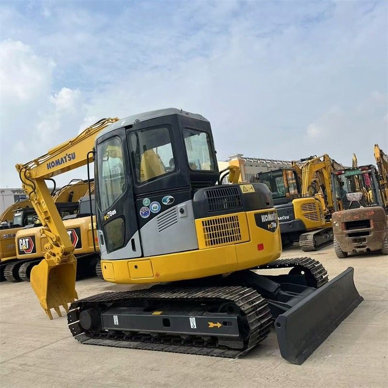 7.8 طن اليابان استخدمت كوماتسو PC78US الحفرة الزحفية PC78US-6 الحفرة المصغرة