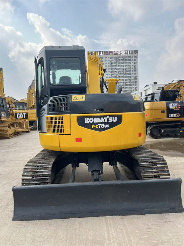 7.8 طن اليابان استخدمت كوماتسو PC78US الحفرة الزحفية PC78US-6 الحفرة المصغرة