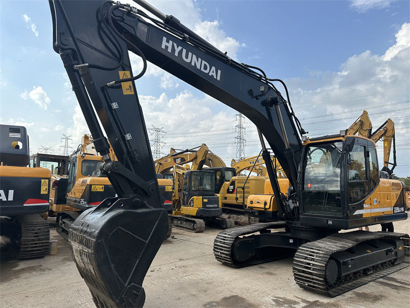 22 طن كوريا مستعملة هيونداي R220LC-9S حفر هيونداي 220 كراولر حفر