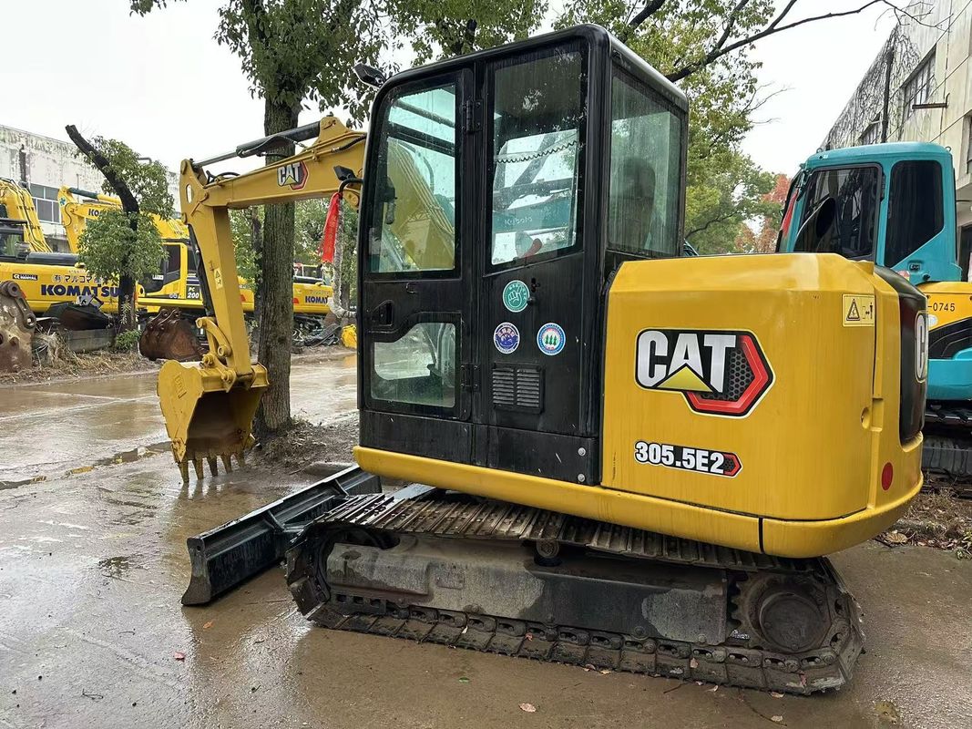 5.5 طن الحفارات المستخدمة CAT 305.5E Caterpillar 305.5
