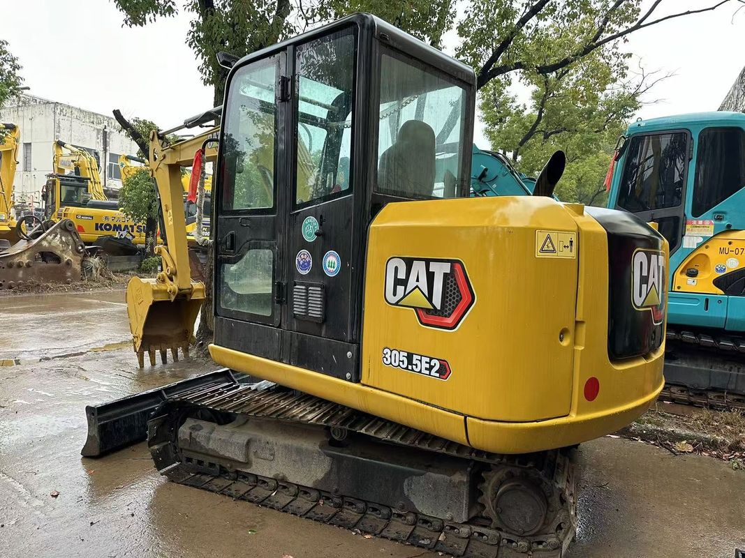 5.5 طن الحفارات المستخدمة CAT 305.5E Caterpillar 305.5