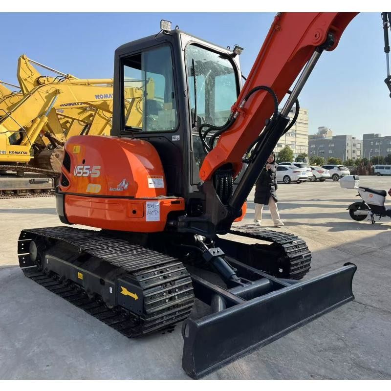 Kubota KX155 اليابان الحفرة 36.5 KN دلو حفر قوة للبناء