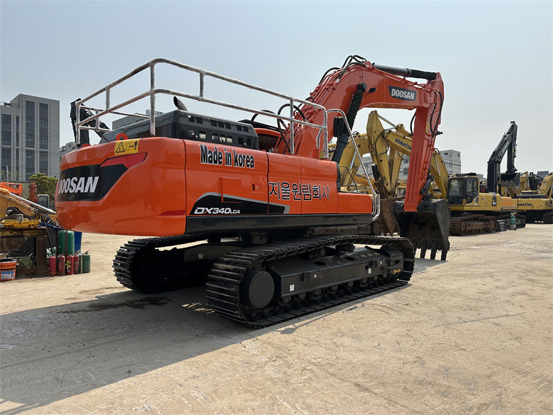كوريا استخدمت حفرة دوسان DX340LCA حفرة 34 طن دوسان DX340 الزحف