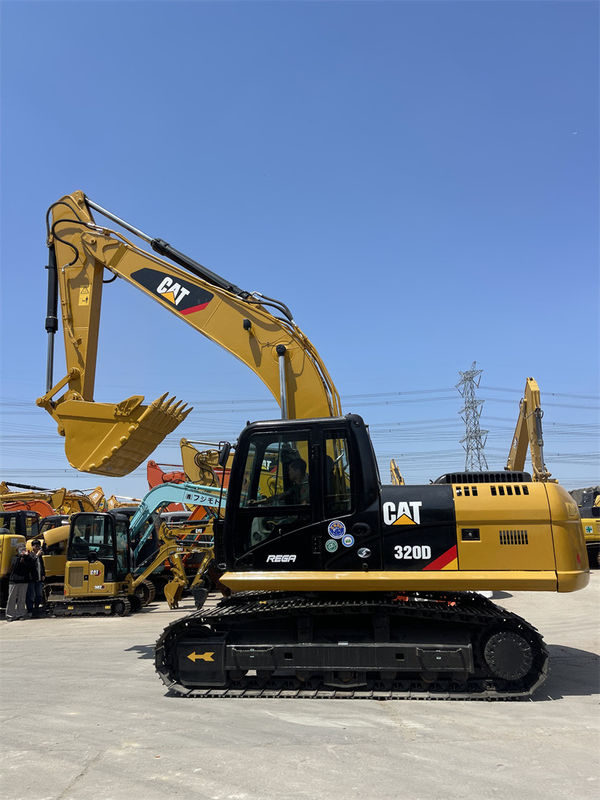 تم طلاء الحفارة المستخدمة CAT 320D 20 طن الحفارة المستخدمة Caterpillar 320D 320C 320DL